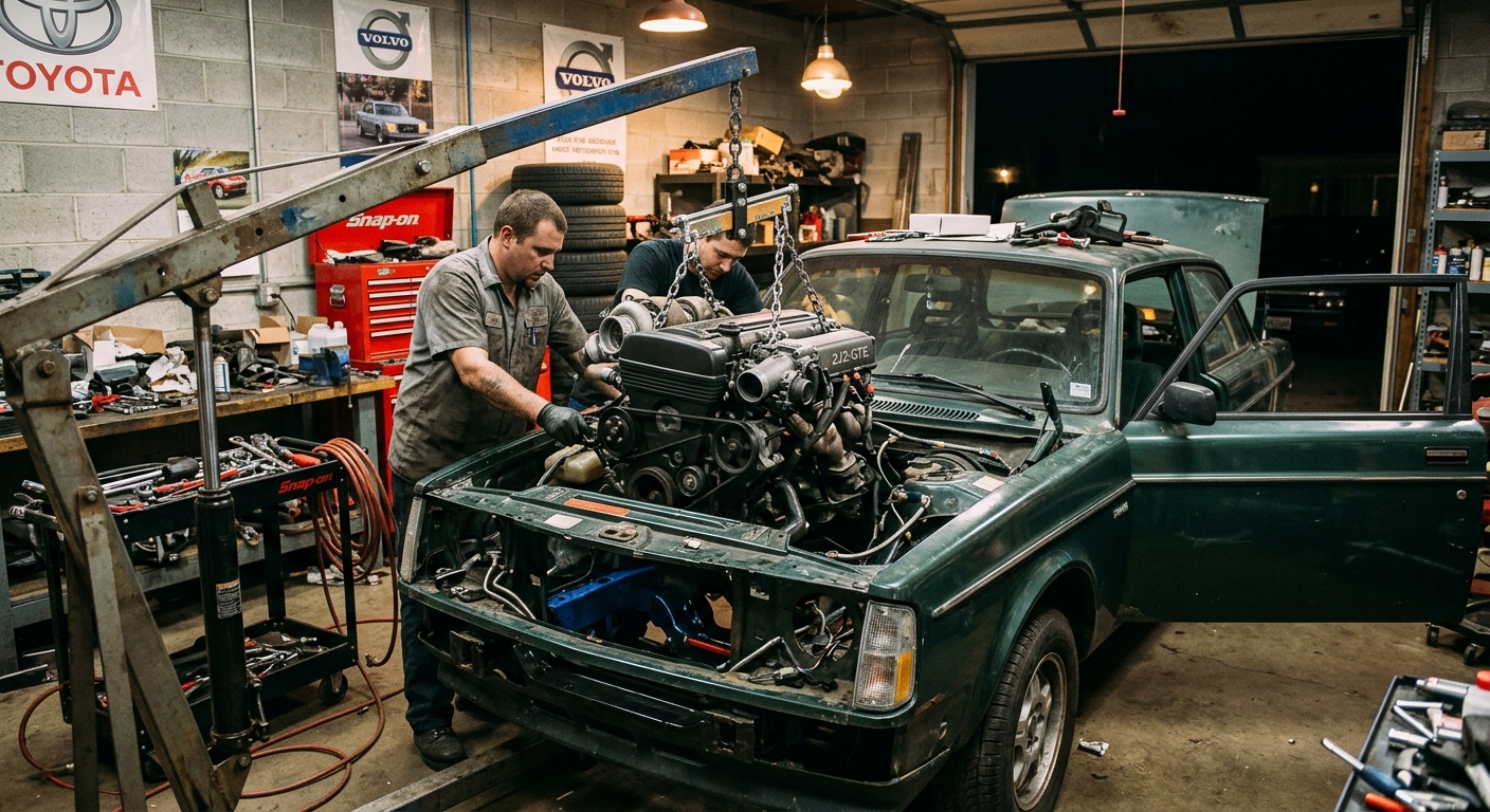 Свап двигателя 2JZ-GTE